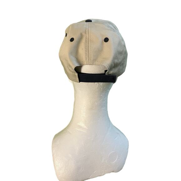 Alaska Embroidered Airplane Hat Beige Tan Navy ACE Adjustable - Picture 2 of 4